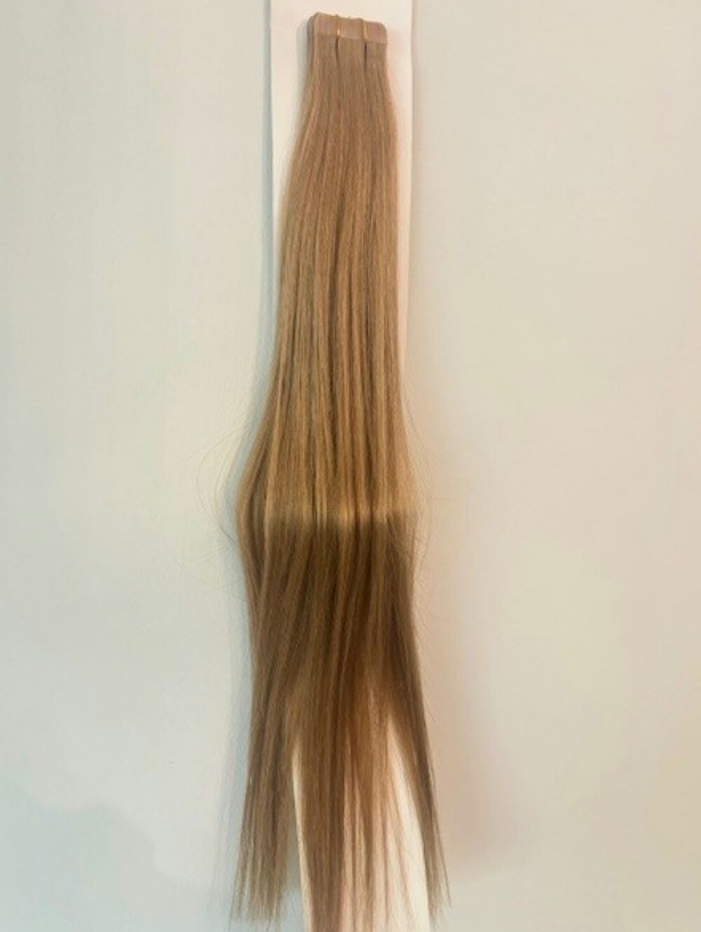 Virgin Hair Remy Cuticle Cut Tape Hair Extensions 20" Golden Blonde Grade AAA - Picture 8 of 10